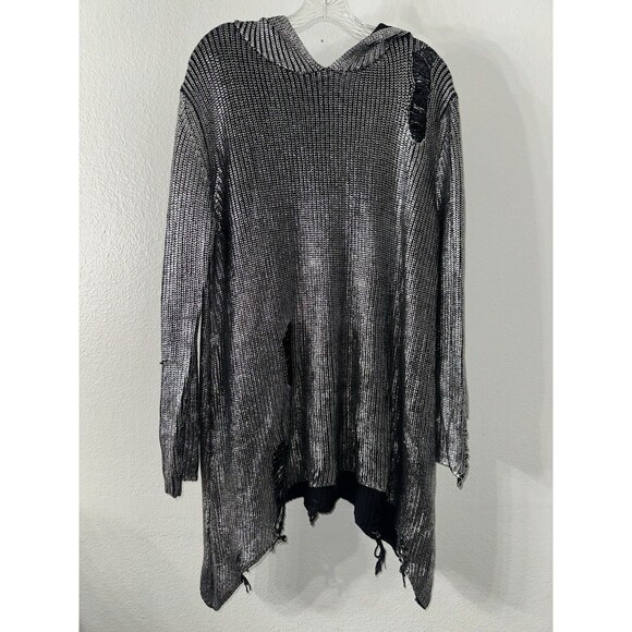 Killstar Hot As Heim Sweater Goth Core Edgy Medium Grudge Punk - Picture 2 of 14